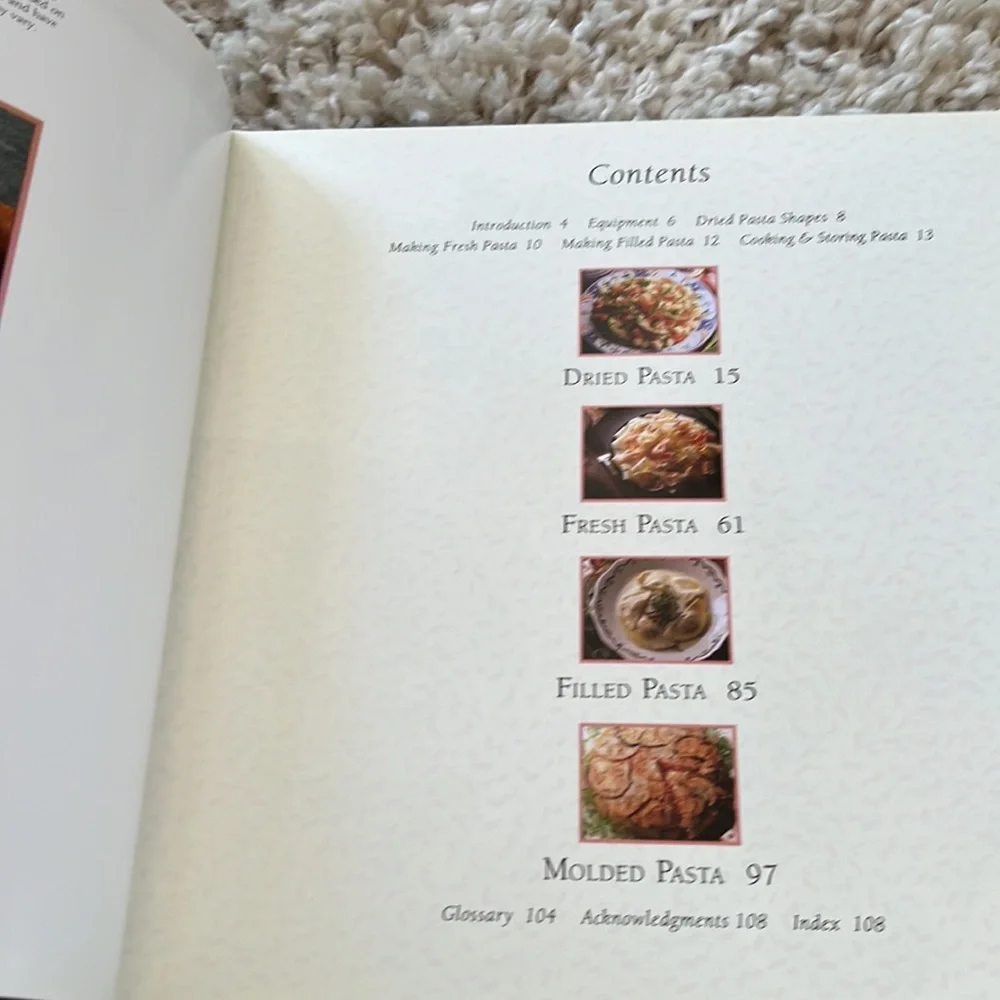 Williams-Sonoma Kitchen library, pasta cookbook